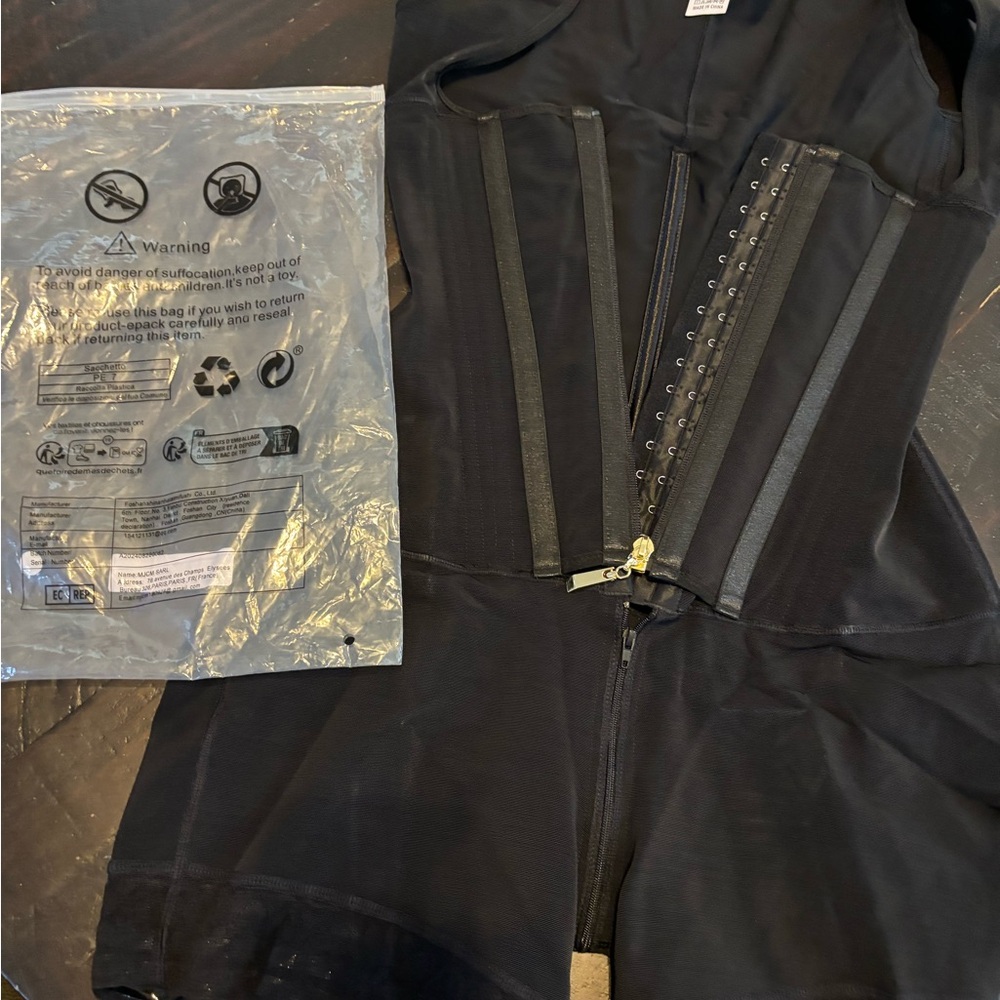 Black Shapewear Bodysuit